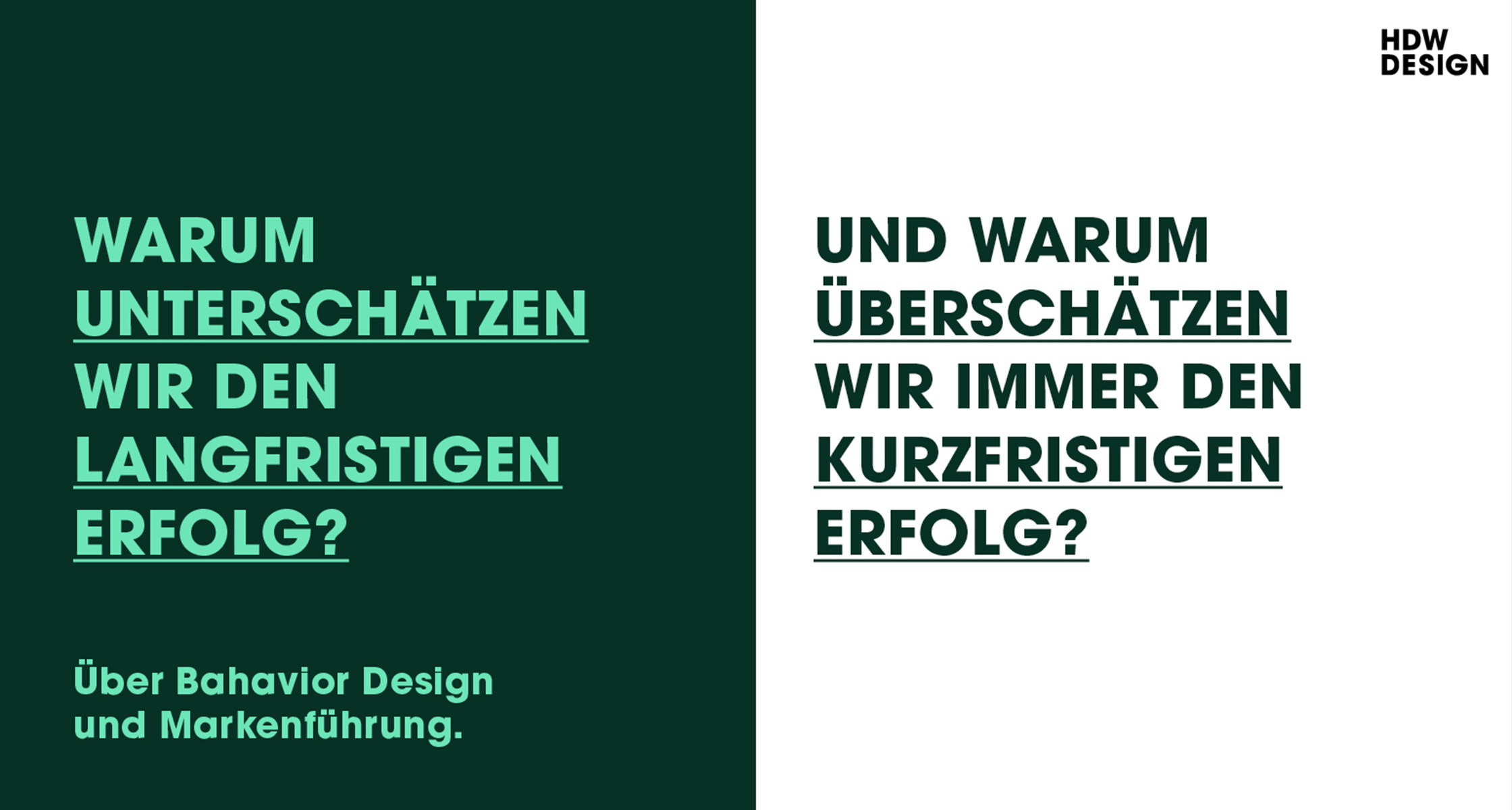 HDW Besprechung zum neuen Branding